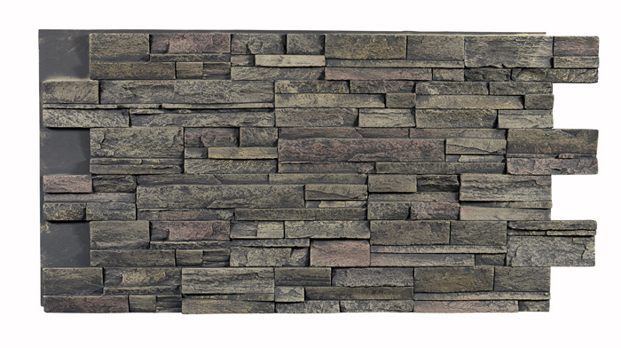 Stacked Stone Dry Stack - Gray
